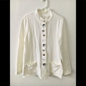 Neon Buddha -White -Fancy Button-up😁👍